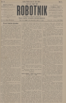 Nowy Robotnik : czasopismo polityczno-społeczne : organ partyi socyalno-demokratycznej. 1894, nr 13