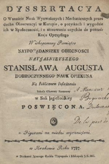 Vczone Rozmowy Wszystkę [!] w sobie prawie zawieraiące Filozofiią / napisane Przez W. X. Woyciecha Tylkowskiego [...] Y do Druku podane, Roku Pańskiego 1692