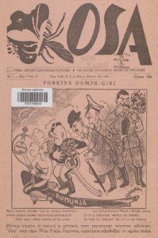 Osa : pismo satyryczno-humorystyczne. R.1, 1940, nr 1