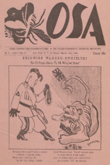 Osa : pismo satyryczno-humorystyczne. R.1, 1940, nr 2