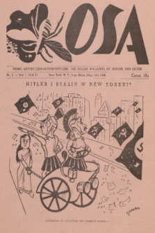 Osa : pismo satyryczno-humorystyczne. R.1, 1940, nr 4