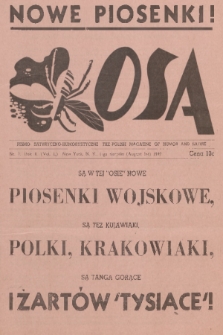 Osa : pismo satyryczno-humorystyczne. R.1, 1940, nr 7