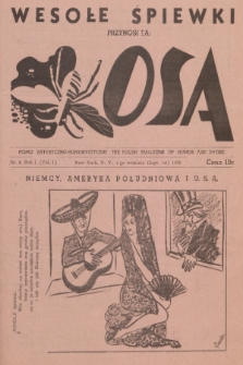 Osa : pismo satyryczno-humorystyczne. R.1, 1940, nr 8