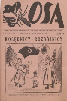 Osa : pismo satyryczno-humorystyczne. R.1, 1940, nr 11