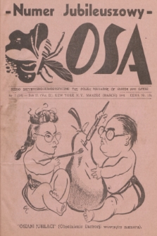 Osa : pismo satyryczno-humorystyczne. R.2, 1941, nr 3