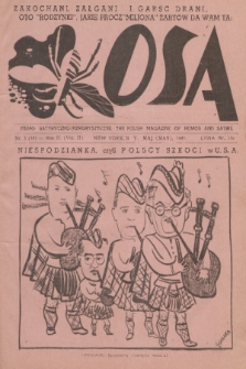 Osa : pismo satyryczno-humorystyczne. R.2, 1941, nr 5