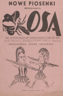 Osa : pismo satyryczno-humorystyczne. R.2, 1941, nr 6