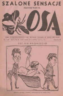 Osa : pismo satyryczno-humorystyczne. R.2, 1941, nr 7