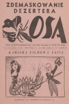 Osa : pismo satyryczno-humorystyczne. R.2, 1941, nr 8