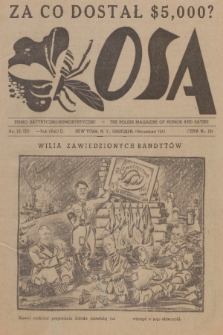 Osa : pismo satyryczno-humorystyczne. R.2, 1941, nr 12