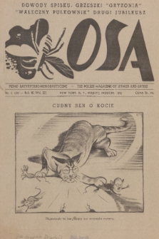 Osa : pismo satyryczno-humorystyczne. R.3, 1942, nr 3