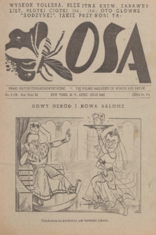 Osa : pismo satyryczno-humorystyczne. R.3, 1942, nr 6