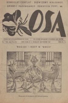 Osa : pismo satyryczno-humorystyczne. R.3, 1942, nr 7