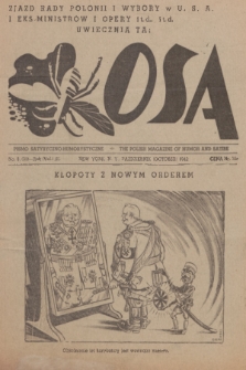 Osa : pismo satyryczno-humorystyczne. R.3, 1942, nr 8