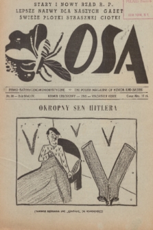 Osa : pismo satyryczno-humorystyczne. R.4, 1943, nr 38