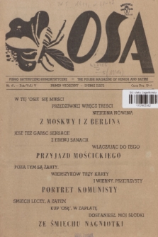 Osa : pismo satyryczno-humorystyczne. R.5, 1944, nr 41