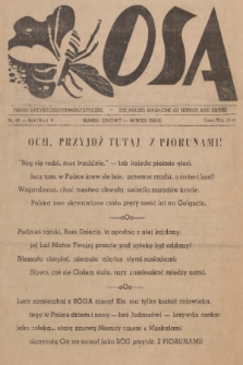 Osa : pismo satyryczno-humorystyczne. R.5, 1944, nr 42