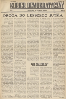 Kurier Demokratyczny. R.1, 1938, nr 2