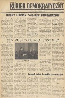 Kurier Demokratyczny. R.1, 1938, nr 3