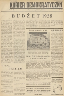 Kurier Demokratyczny. R.1, 1938, nr 6/7