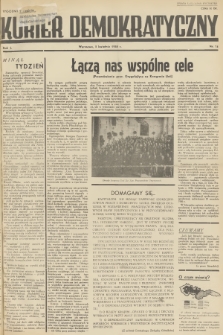 Kurier Demokratyczny. R.1, 1938, nr 14