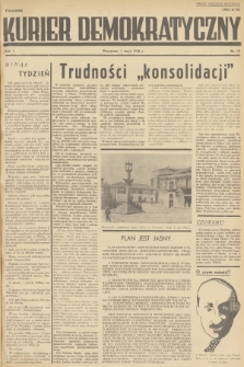 Kurier Demokratyczny. R.1, 1938, nr 18