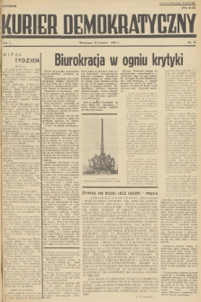 Kurier Demokratyczny. R.1, 1938, nr 33
