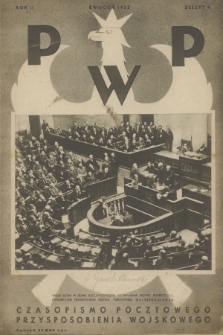 PPW : czasopismo Pocztowego Przysposobienia Wojskowego. R.2, 1935, Zeszyt 4