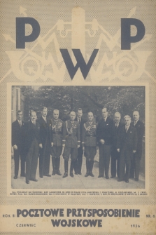 PPW Pocztowe Przysposobienie Wojskowe. R.3, 1936, Zeszyt 6