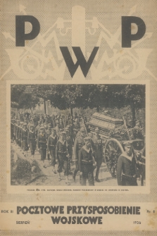 PPW Pocztowe Przysposobienie Wojskowe. R.3, 1936, Zeszyt 8