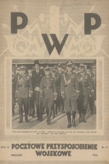 PPW Pocztowe Przysposobienie Wojskowe. R.3, 1936, Zeszyt 9