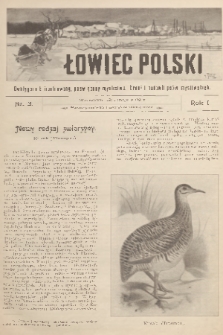 Łowiec Polski : dwutygodnik ilustrowany, poświęcony myślistwu, broni i hodowli psów myśliwskich. R.1, 1899, nr 3