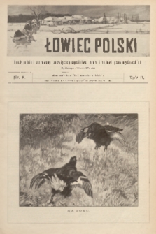 Łowiec Polski : dwutygodnik ilustrowany, poświęcony myślistwu, broni i hodowli psów myśliwskich. R.2, 1900, nr 8