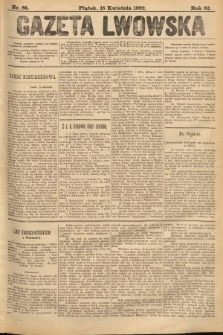 Gazeta Lwowska. 1892, nr 86
