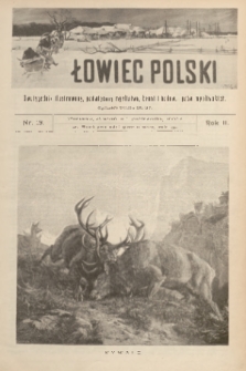 Łowiec Polski : dwutygodnik ilustrowany, poświęcony myślistwu, broni i hodowli psów myśliwskich. R.2, 1900, nr 19