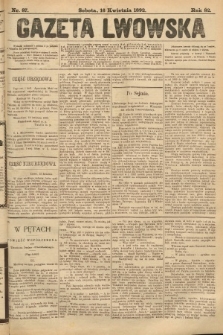 Gazeta Lwowska. 1892, nr 87