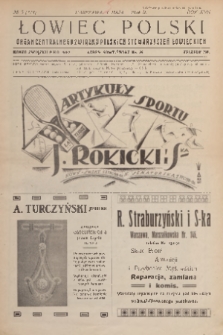 Łowiec Polski : organ Centralnego Związku Polskich Stowarzyszeń Łowieckich. R.17, 1924, nr 5