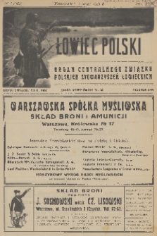 Łowiec Polski : organ Centralnego Związku Polskich Stowarzyszeń Łowieckich. R.18, 1925, nr 2