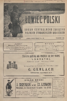 Łowiec Polski : organ Centralnego Związku Polskich Stowarzyszeń Łowieckich. R.18, 1925, nr 4