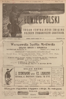 Łowiec Polski : organ Centralnego Związku Polskich Stowarzyszeń Łowieckich. R.18, 1925, nr 18