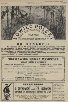 Łowiec Polski : organ Centralnego Związku Polskich Stowarzyszeń Łowieckich. R.19, 1926, nr 5