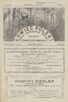 Łowiec Polski : organ Centralnego Związku Polskich Stowarzyszeń Łowieckich. R.20, 1927, nr 2