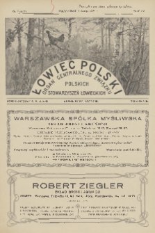 Łowiec Polski : organ Centralnego Związku Polskich Stowarzyszeń Łowieckich. R.20, 1927, nr 3