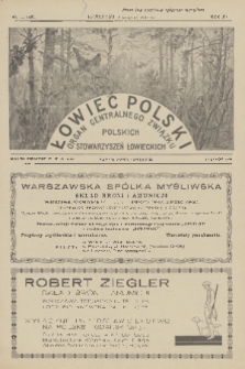 Łowiec Polski : organ Centralnego Związku Polskich Stowarzyszeń Łowieckich. R.20, 1927, nr 15