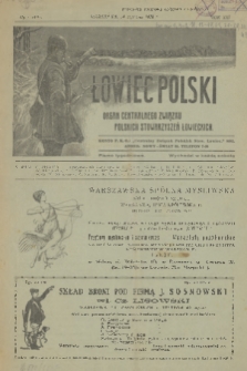 Łowiec Polski : pismo tygodniowe : organ Centralnego Związku Polskich Stowarzyszeń Łowieckich. R.21, 1928, nr 2