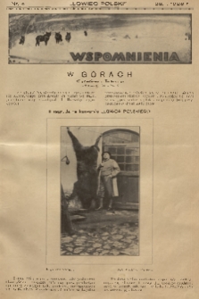 Łowiec Polski : pismo tygodniowe : organ Centralnego Związku Polskich Stowarzyszeń Łowieckich. R.21, 1928, nr 4