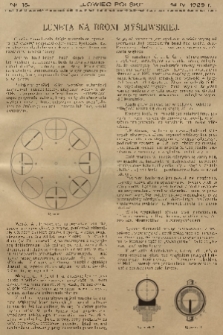 Łowiec Polski : pismo tygodniowe : organ Centralnego Związku Polskich Stowarzyszeń Łowieckich. R.21, 1928, nr 15