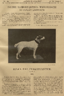 Łowiec Polski : pismo tygodniowe : organ Centralnego Związku Polskich Stowarzyszeń Łowieckich. R.21, 1928, nr 16