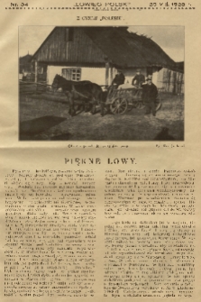 Łowiec Polski : pismo tygodniowe : organ Centralnego Związku Polskich Stowarzyszeń Łowieckich. R.21, 1928, nr 34