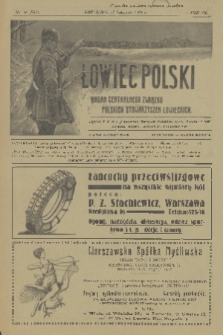 Łowiec Polski : pismo tygodniowe : organ Centralnego Związku Polskich Stowarzyszeń Łowieckich. R.21, 1928, nr 46